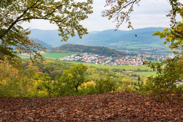Výhľad na Hliník nad Hronom. Foto – Ľubo Mäkký