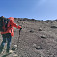 Záverečné stúpanie na kráter Huanta occo
