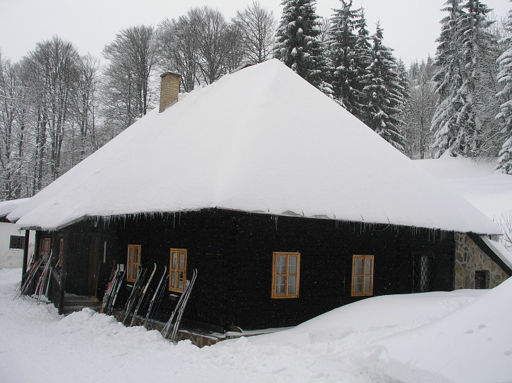 Chata Hostinec v Kremnických vrchoch. Foto – Tatiana Filipková