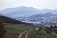 Veľká Fatra, pohľad na Ružomberok od kalvárie, v pozadí Veľký Choč