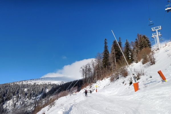 Na začiatku skialpovej trasy zo Srdiečka na Kosodrevinu
