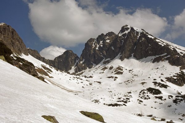 Kozí vrch (Kozi Wierch) a Pustá dolinka (Pustą Dolinka)