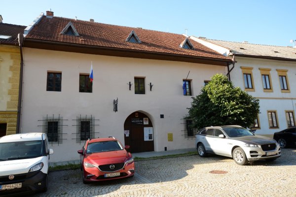 Dom na spišskosobotskom námestí, v ktorom sa narodil Gedeon Majunke (mestská časť Popradu)