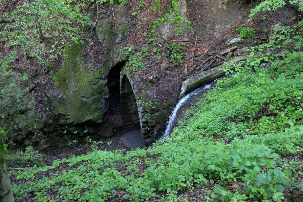 Slavošovský tunel zhora