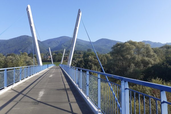 Most cez Váh pri Turčianskych Kľačanoch