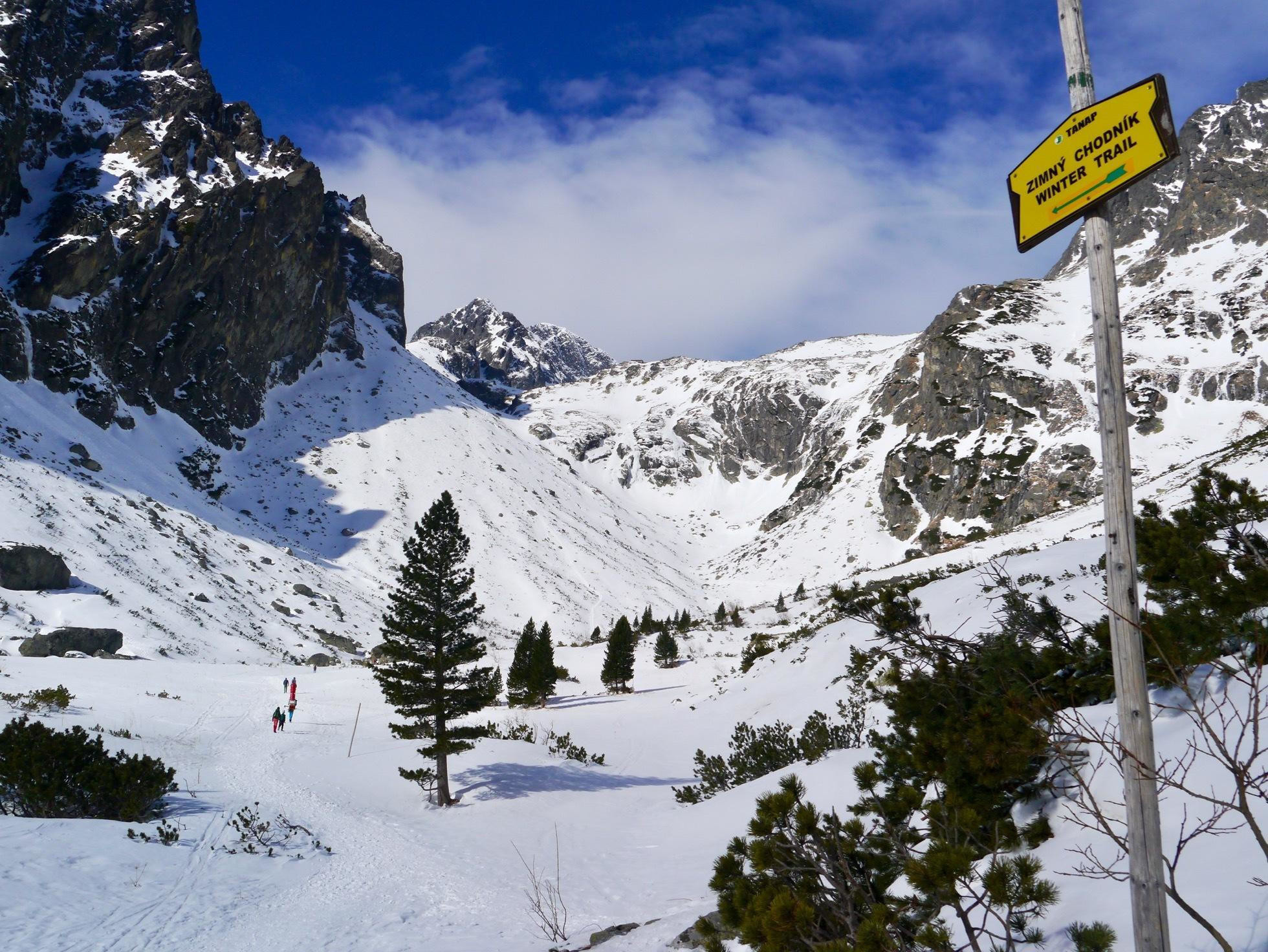 Zimná trasa na Téryho chatu. Foto Soňa Mäkká
