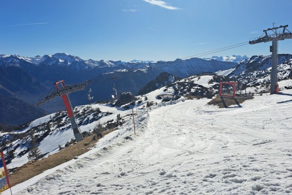 Feuerkogel, lyžiarske stredisko na kraji náhornej plošiny