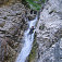 Šmýkanie sa dolu vodopádom na potoku Predelica (autor foto: Martin Ugróczy)