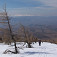 Pohľad spod Holého vrchu na Liptovskú kotlinu (v pozadí Nízke Tatry)