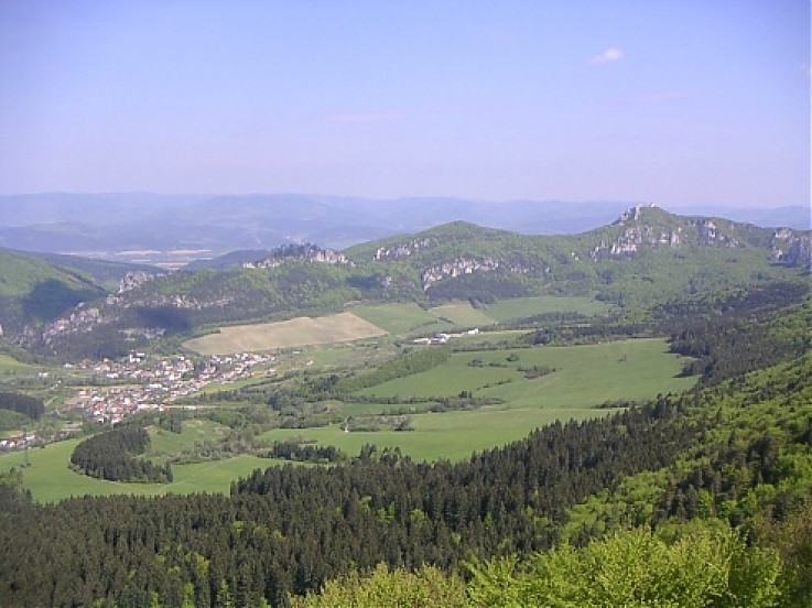 Súľovské vrchy zo Žibridu