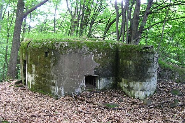 Bunker pred Slanskou Hutou