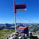 Vrcholová vlajka Republiky Srpskej (časť BiH) na Bosanskom Maglići