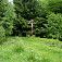 Kríž nad chatou, smerom na Čergov