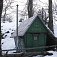 chatka Severák v zime