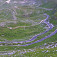 Horská autocesta naprieč Durmitorom medzi Žabljakom a Plužine cez horský priesmyk Sedlo