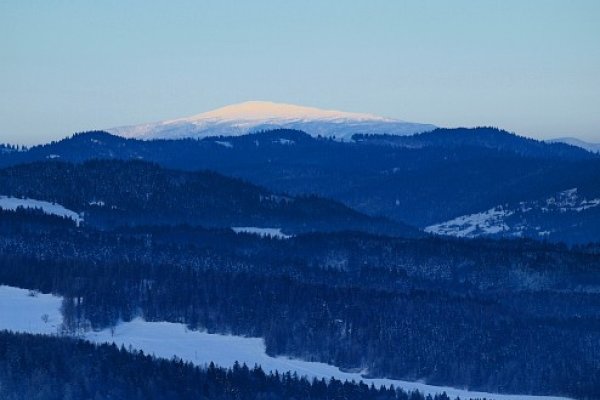 Babia hora od Spádika, Spišská Magura - 70 km (autor foto: Peter Miller)