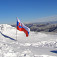 Slovenská vlajka na vrchole