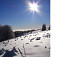 Lúka Reváňskeho sedla s ligotajúcim sa snehom 