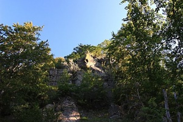 Východ slnka pod Jaseňovou skalou