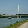 Pohľad na most v Hainburgu