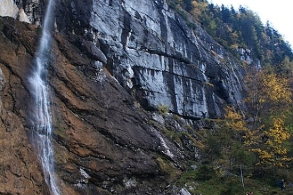 Wasserfallweg, vodopád je pekný a najväčšia pecka to musí byť na jar