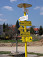 Velčice - turistický smerovník