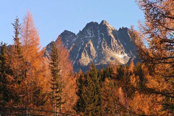 Pohľad na Vysokú z Tatranskej magistrály