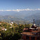 Pohľad z hotela v Nagarkote na masív Langhtang Himalay