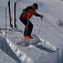 Záverečná fáza švajčiarskeho testu stability snehu