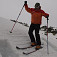 Metóda zosuvného bloku, plné zaťaženie lyžiarom  (autor foto: Michal Mikuláš)
