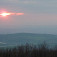 hrebeň Javoriny a západ slnka