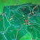 Zbojníčka - mapa značených cyklotrás