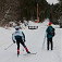 Miestny lyžiar vo Vydrovskom skanzene