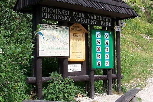 Informačný panel národného parku