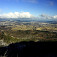 Výhľad z Sitnianskej Bielej skaly na Ban. Štiavnicu a okolie.