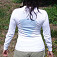 dlhorukávové tričko strihané skôr pre vyššiu osobu