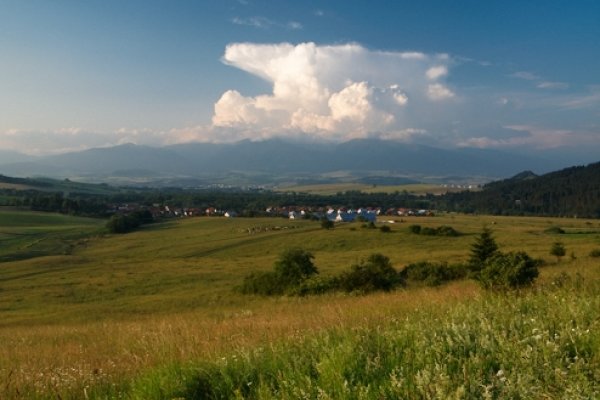 Mraky nad Západnými Tatrami