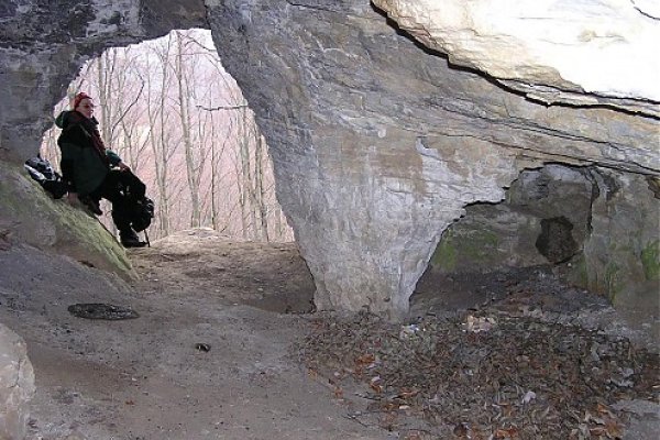 Pohľad z jaskyne von