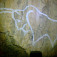 Novodobá kresba býka v jaskyni Lidomorna