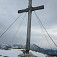 Vrcholový kríž na Haselspitze