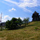 Rozhľadňa, chata a vysielač na vrchole Sitna