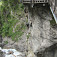 Galitzenklamm Klettersteig pod vyhliadkou pre turistov