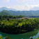 Bosna a Hercegovina - meander rieky Neretva pod mestom Jablanica