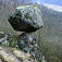 Kremnické vrchy - skalný hríb Čertova skala
