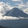 Hora Pilot Mountain má golier z oblaku