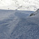 Nános lavíny pri vyústení žľabu do Lievikového kotla (Skalnatá dolina)