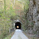 Piaty tunel s mostíkom, pred ktorým začína Triftsteig