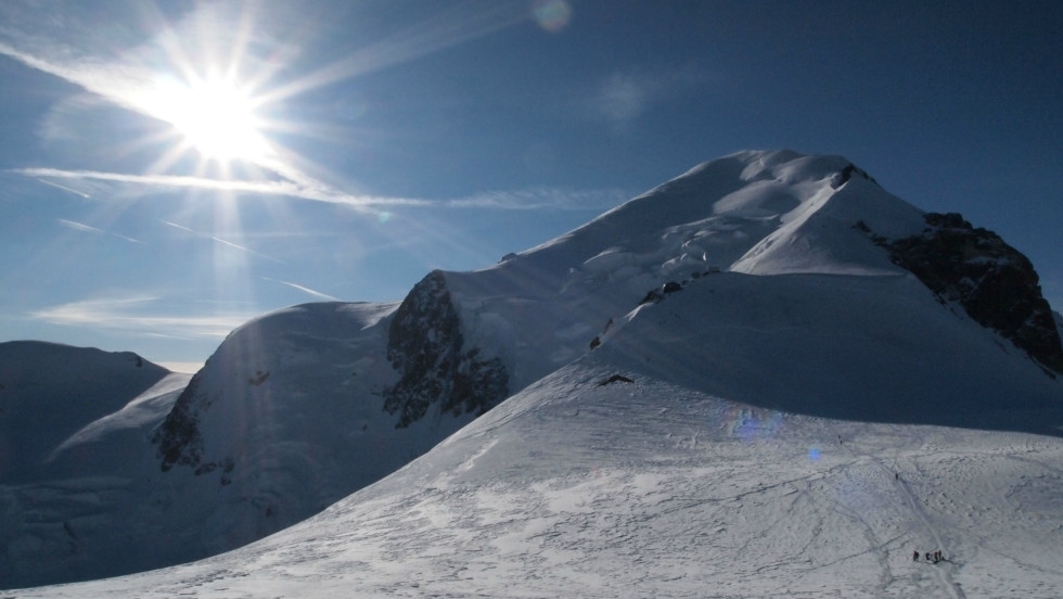 Vrchol Mont Blancu (autor foto: Michal Mikuláš)