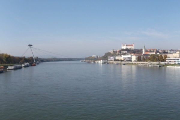 Panoráma Dunaja s Mostom SNP (Nový most)