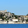 Kerkyra  - hlavné mesto Korfu, stará pevnosť (Palaio Frourio) a chrám sv. Georga